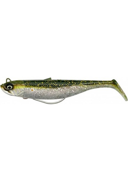 Savage Minnow Wl 12.5 cm 28 gr Green Silver 2+1