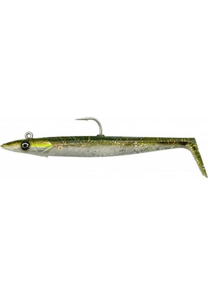 Sandeel V2 14 cm 33 gr Green Silver 2+1