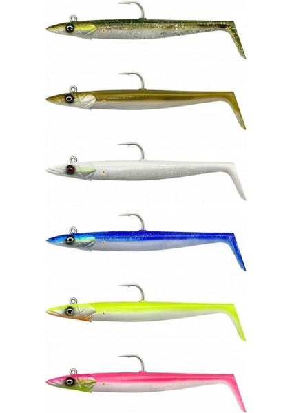 Sandeel V2 14 cm 33 gr Green Silver 2+1 fiyatları