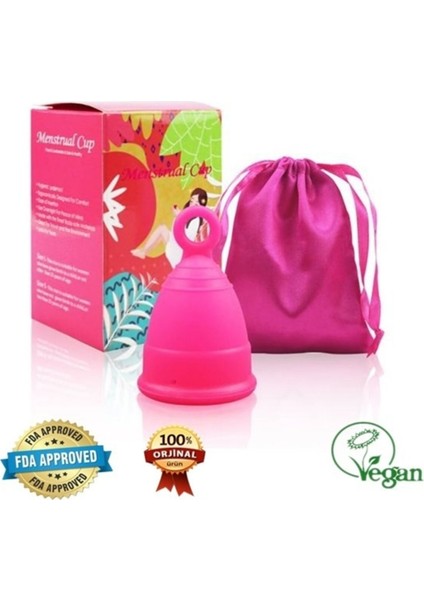 Adet Kabı Regl Kabı Menstrual Cup Small Beden Medikal Sınıf Silikon