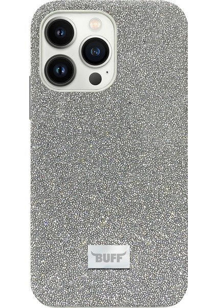 Buff iPhone 14 Pro Diamond Series Kılıf Light Silver