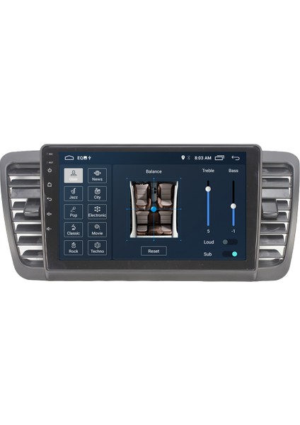 Subaru Legacy Android 11 Carplay Multimedya Ekran Teyp 2GB+16GB
