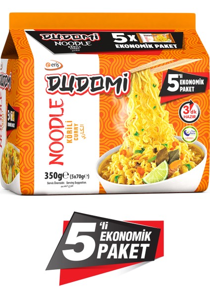 5'li Poşet Körili Noodle (5 x 70 gr)