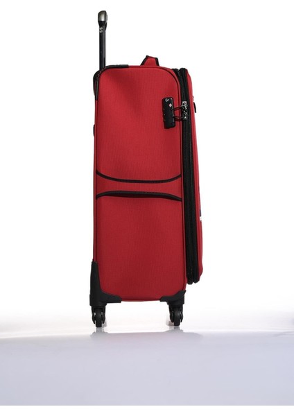 PLVLZ21260B Valiz Kumaş (Orta Boy) Kırmızı
