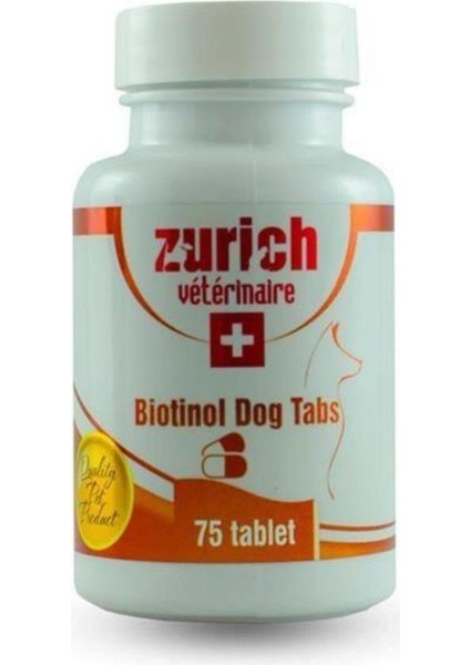 Köpekler Için Biotin Tüy Döküm Önleyici Tablet 75ADET