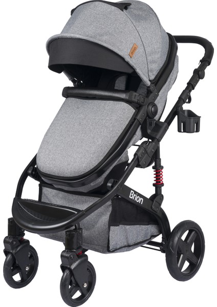 Mila 4 In 1 Çift Yönlü Travel Sistem Bebek Arabası Siyah Gri