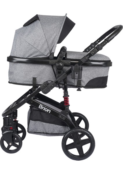 Mila 4 In 1 Çift Yönlü Travel Sistem Bebek Arabası Siyah Gri