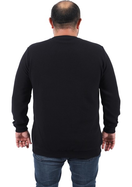 Büyük Beden Sweatshirt Gipeli Casual 22712-SIYAH modelleri
