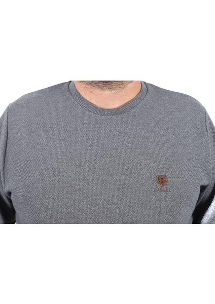 Büyük Beden Sweatshirt Gipeli Casual 22712-ANTRASIT fiyatları
