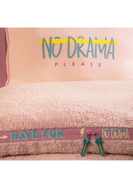 Bedding Coverme Drama Tek Kişilik Battaniye Nevresim Takımı - Pudra fiyatları