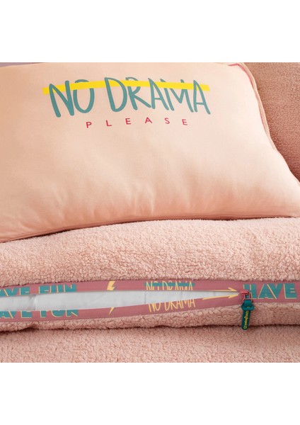 Bedding Coverme Drama Tek Kişilik Battaniye Nevresim Takımı - Pudra fırsatları