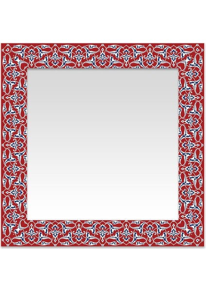 Rumi Kırmızı Kare Ayna