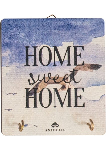 Home Sweet Home Martılı Dekoratif Askılık