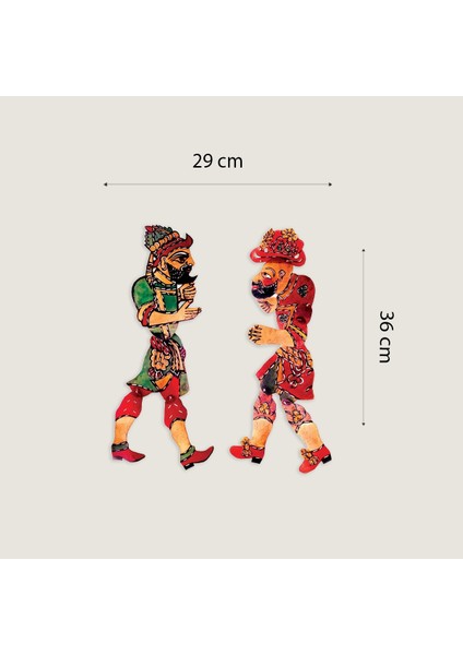 Hacivat Karagöz Dekoratif Duvar Süsü