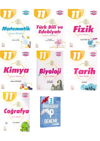 11. Sınıf Soru Bankası Full Altın Set ( 7 Kitap )