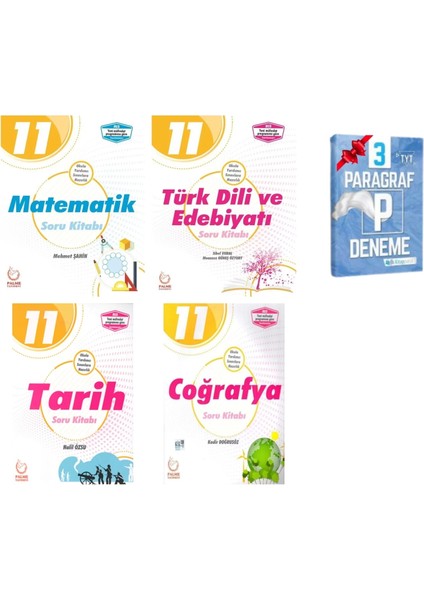 11. Sınıf Matematik Edebiyat Tarih Coğrafya Soru Bankası Set