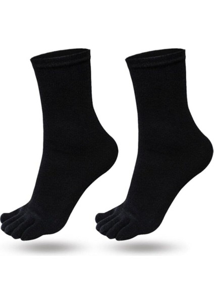 Bambu 6'lı Paket Parmaklı Çorap