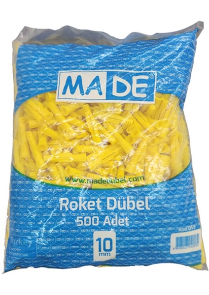Dübel Sarı Roket 10MM 500LÜ Paket Performance fiyatları