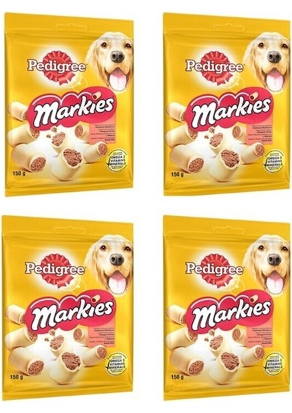 Markies Köpek Ödül Bisküvisi 4X150 gr