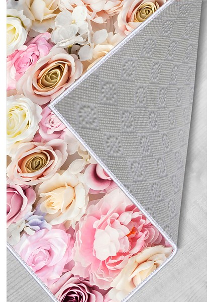 Dijital Baskı Yıkanabilir Kaymaz Taban Salon Halısı RVG0247