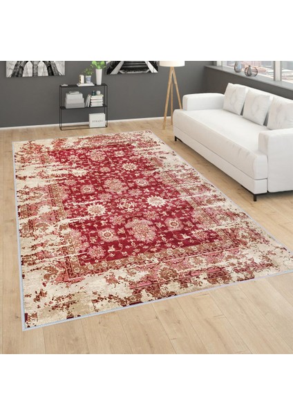 Dijital Baskı Yıkanabilir Kaymaz Taban Salon Halısı RVG0252