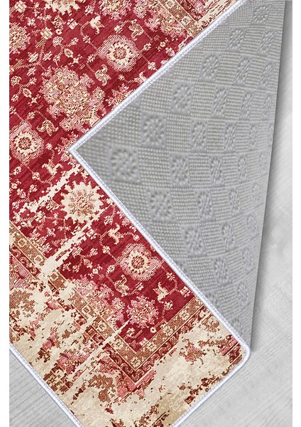 Dijital Baskı Yıkanabilir Kaymaz Taban Salon Halısı RVG0252