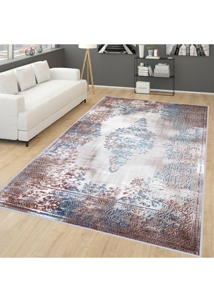 Dijital Baskı Yıkanabilir Kaymaz Taban Salon Halısı RVG0263