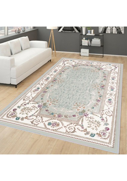 Dijital Baskı Yıkanabilir Kaymaz Taban Salon Halısı RVG0274