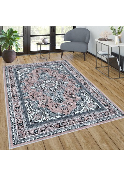 Dijital Baskı Yıkanabilir Kaymaz Taban Salon Halısı RVG0278-SD523