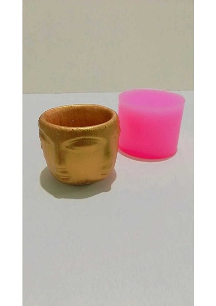 Mini Adlef Yüz Saksı Silikon Kalıp fiyatları