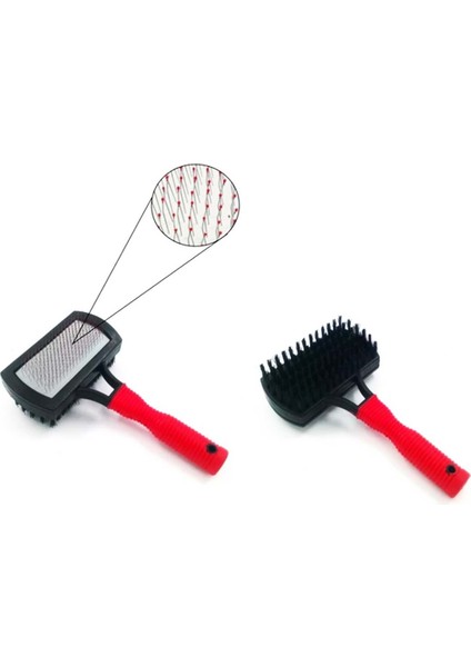 Çift Taraflı Lüx Kedi Köpek Fırça Tarak 5,5x9 cm - 17 cm fiyatları