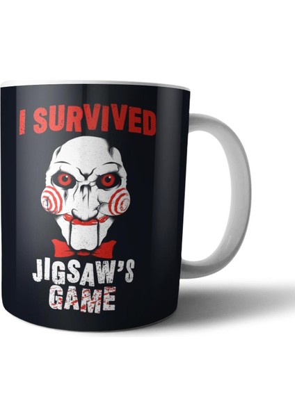 I Survived Jigsaw - Testere - Saw Kupa Bardak Model 1