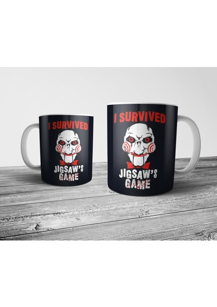 I Survived Jigsaw - Testere - Saw Kupa Bardak Model 1