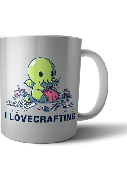 I Lovecrafting Cthulhu Lovecraft Kupa Bardak Model 1