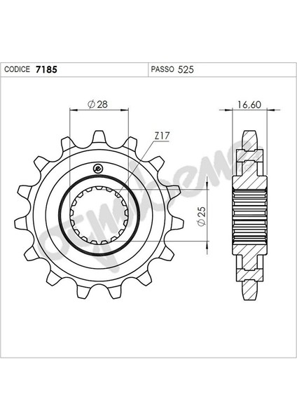 Ktm 950 Adventure Ognıbene Ön Dişli 16T fiyatları
