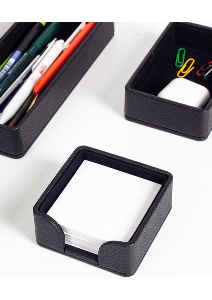 Felix Masaüstü Deri Organizer Seti 7 Parça Siyah fiyatları