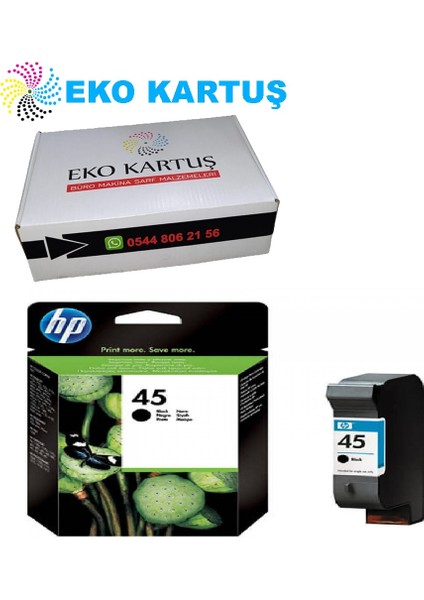 HP Muadil FAx1220 Siyah Kartuş 45A (51645A) fiyatları