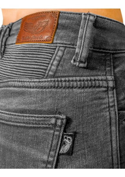 Evo Ultra Flexi Smoky Black Korumalı Motosiklet Kot Pantolonu Kadın indirimleri