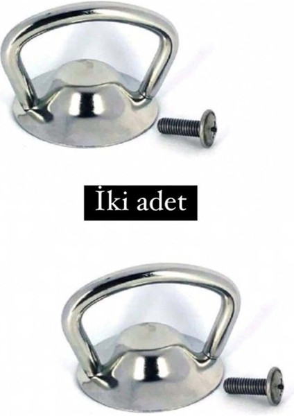 Metal Lüx Cam Kapak Tepesi (2 Adet) Bütün Markalara Uyumlu