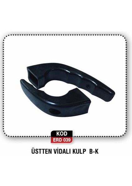 Klasik Caydanlık Kulbu Siyah Eski Modeller Için 2 Vida ve Kapak Tepesi ile Beraber Gönderilir