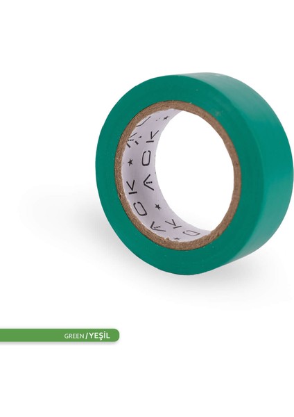 Pvc Elektrik Izolasyon Bandı 10'lu Yeşil 8m