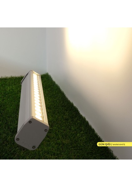 18W LED Wallwasher 3000K Gün Işığı 480mm fırsatları