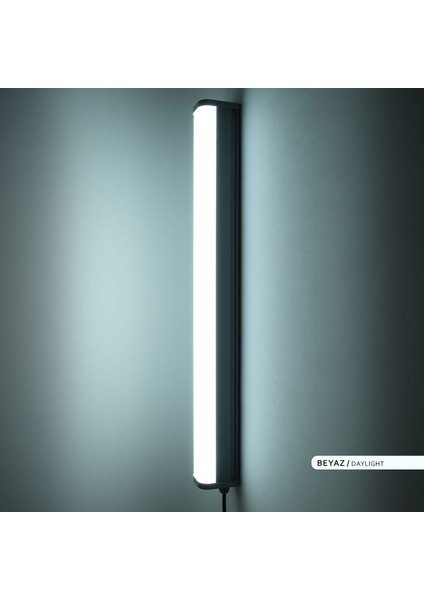 18W LED Bant Etanj Armatür 6500K Beyaz Işık 61cm fırsatları