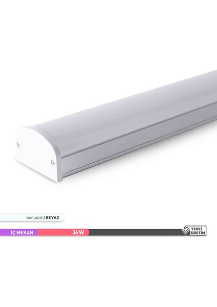 36W Neptün LED Bant Armatür 6500K Beyaz Işık 1205mm