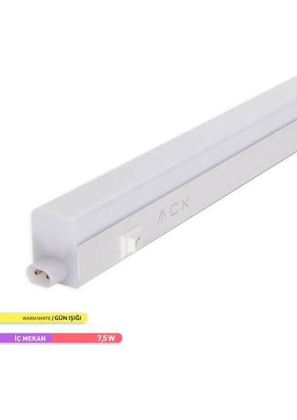 ACK 7.5W Merkür LED Bant Armatür 3000K Gün Işığı 543mm