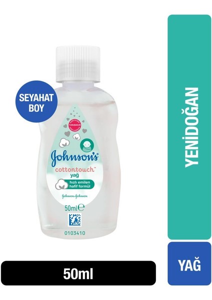 Johnson's Cottontouch Bebek Yağı 50 Ml