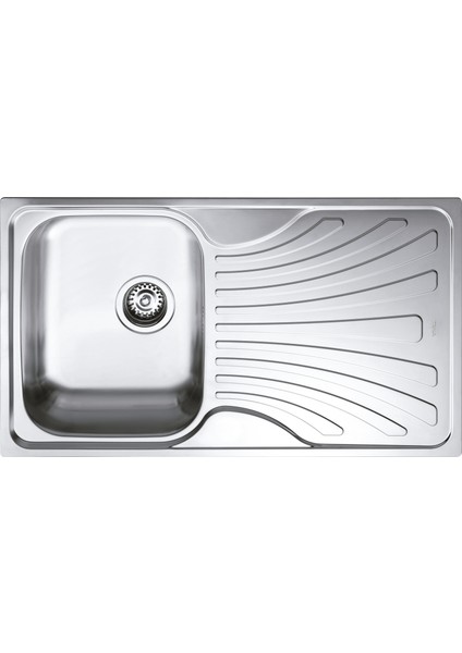 Nerissa 50 B Sağ Paslanmaz Çelik Tezgah Üstü Eviye 86*50