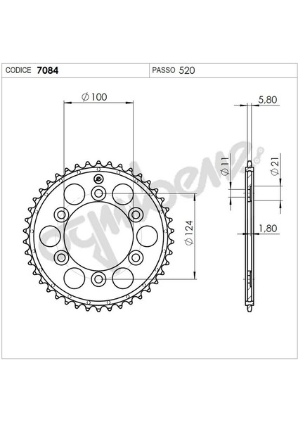 Ducatı Ognıbene Arka Dişli 48T