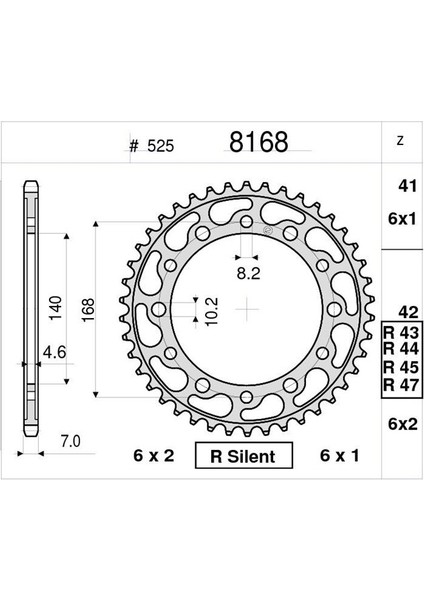 Bmw Ognıbene Arka Dişli 47T