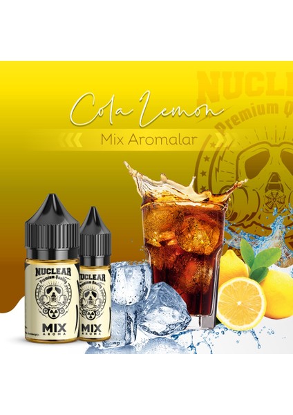 Mix Aroma Cola Lemon Buz Gıda Aroması 10 ml